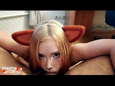 ❤️ Kitsune schlucken Dick a kum an hirem Mond ️❌ Hausgemachte Porno bei eis ﹏